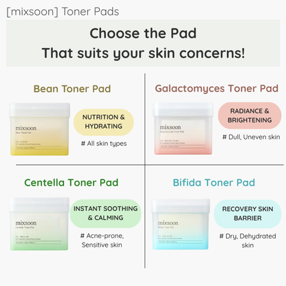 [mixsoon] Bean Toner Pad 180m (70 sheets)
