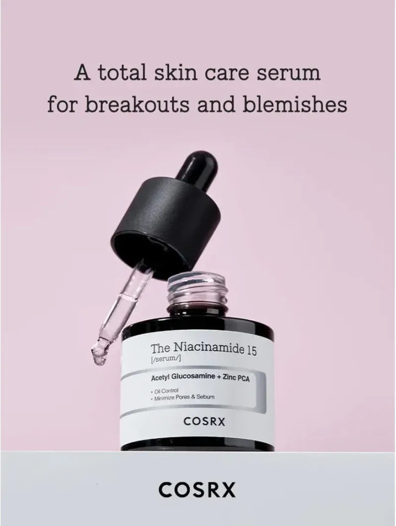 COSRX - The Niacinamide 15 Serum for breakouts and blemishes