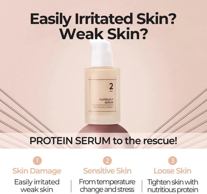 numbuzin - No.2 Protein 43% Creamy Serum