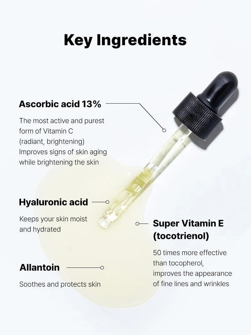 COSRX - The Vitamin C 13 Serum Key Ingredients