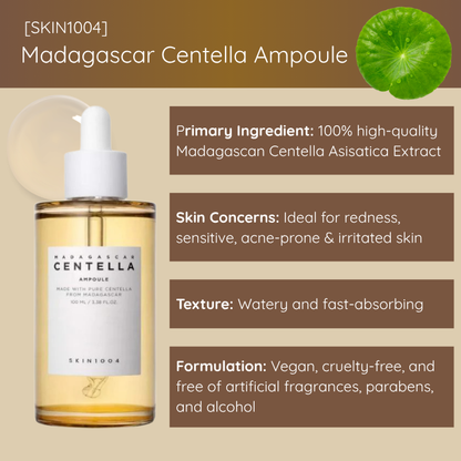 [SKIN1004] Madagascar Centella Ampoule 55ml / 100ml
