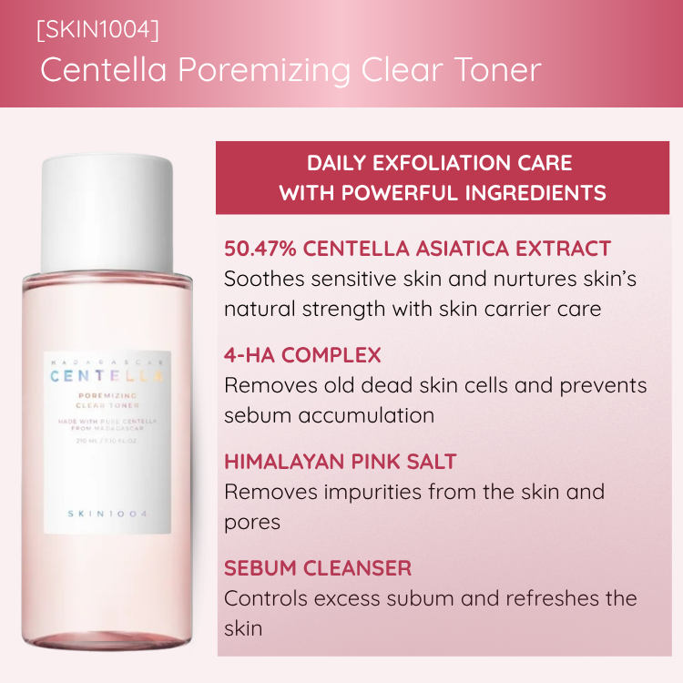 [SKIN1004] Madagascar Centella Poremizing Clear Toner 210ml