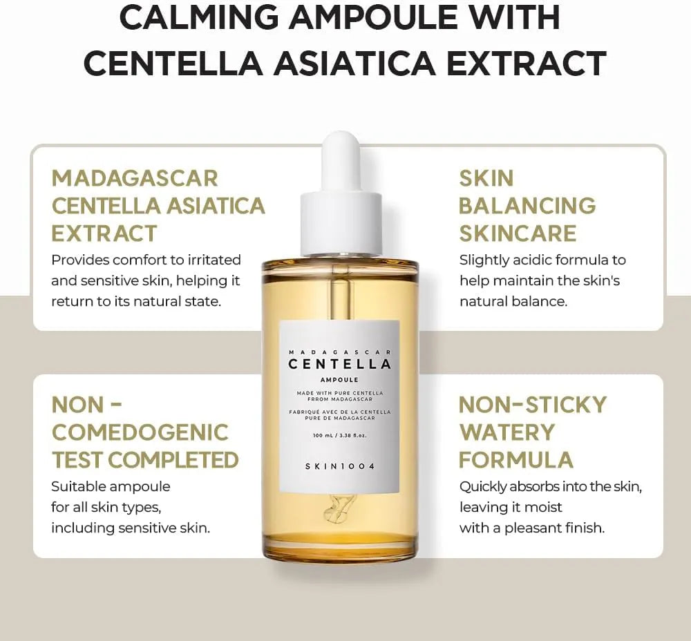 SKIN1004 - Madagascar Centella Ampoule key ingredients