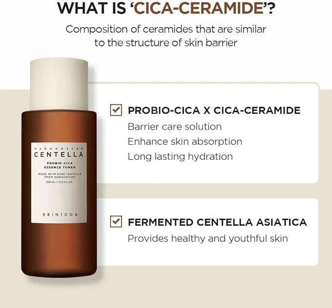 SKIN1004 - Madagascar Centella Probio-CICA Essence Toner key ingredients