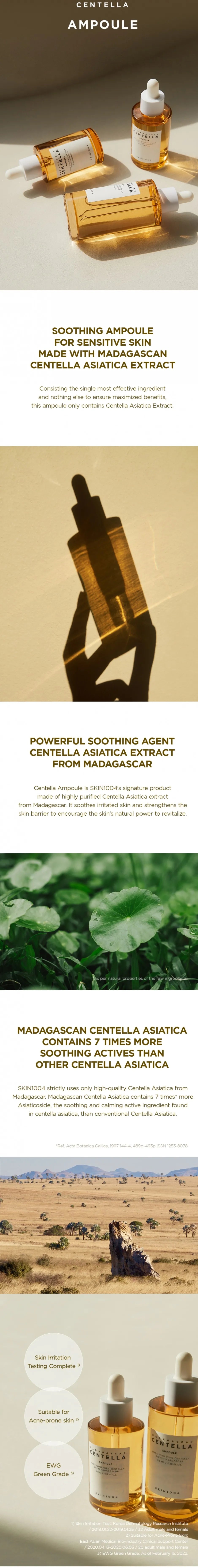 SKIN1004 – Madagascar Centella Ampoule Image Description