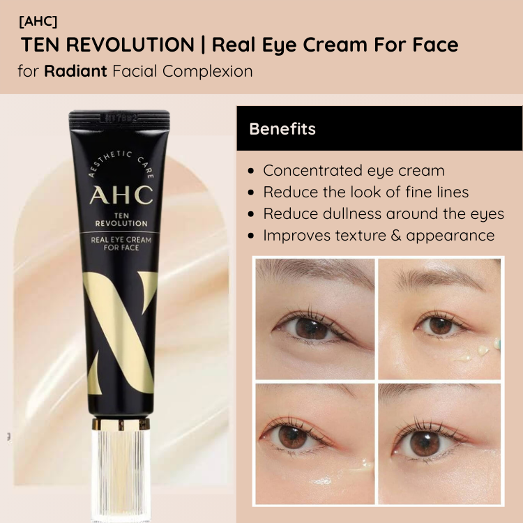 [AHC] TEN Revolution Real Eye Cream for Face - 30ml